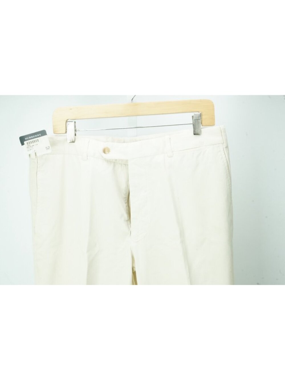 Burberry London Light Beige Cotton Chino Pants Sz 52 EU BRAND NEW